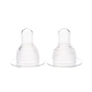 Set 2 tetine silicon super fin 6 luni+, Minut Baby