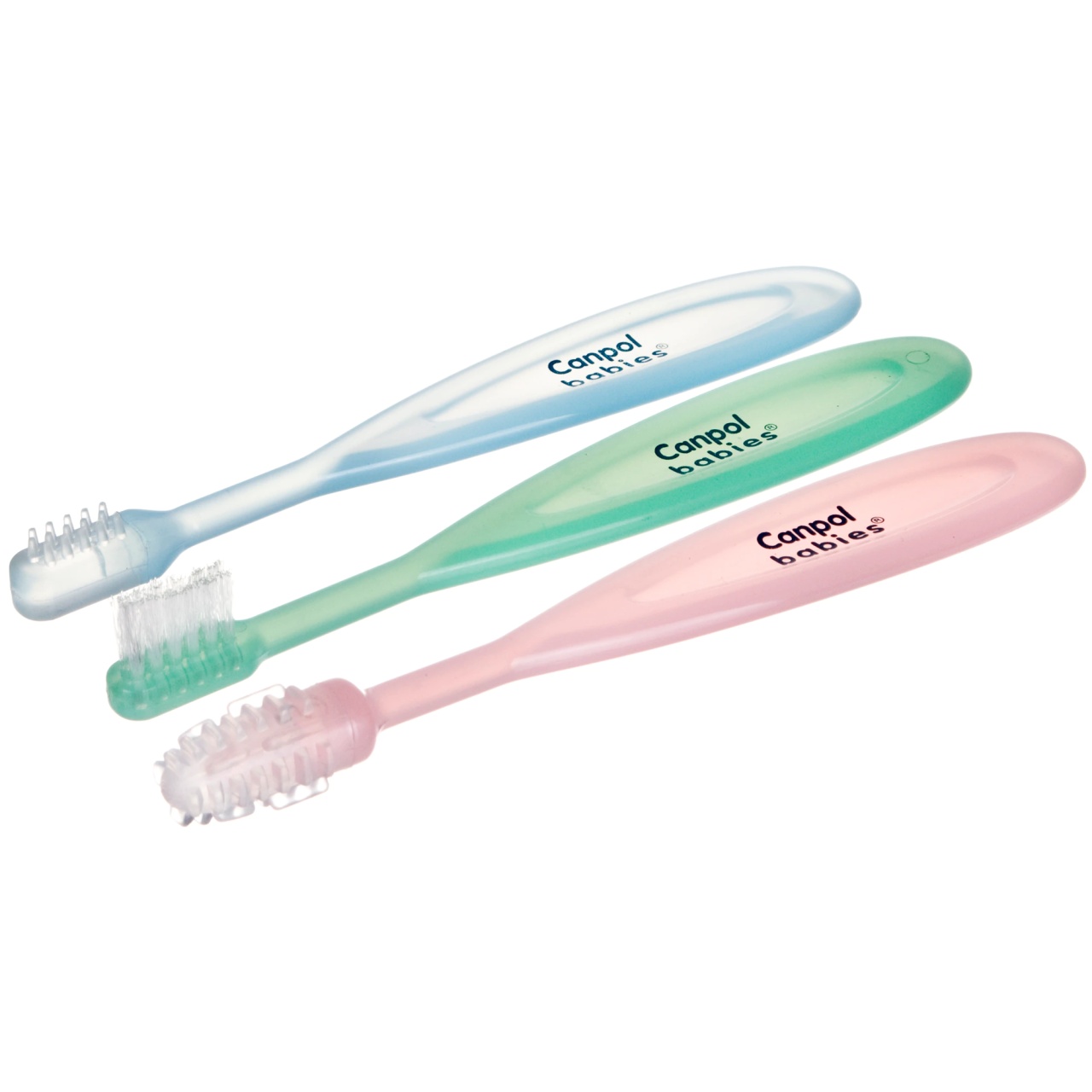 Set 3 periuțe de antrenament pentru dinți și gingii Baby, Canpol 2/421