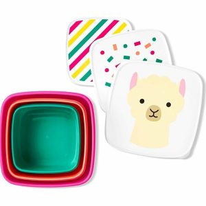 Set de 3 cutii pentru pranz Zoo Lama 3ani+, 9H776510, Skip Hop
