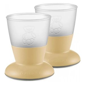 Set pahare Powder Yellow 8L+, 072166A, 2 bucati, BabyBjorn
