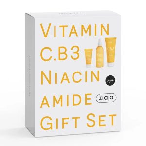 Set Vitamin C.B3 Niacinamide crema zi, 50ml + Lotiune Tonica, 190ml + Balsam Corp, 200ml, Ziaja