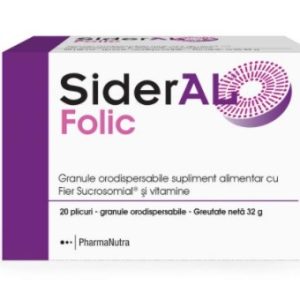 SiderAL Folic, 20 plicuri, Labormed