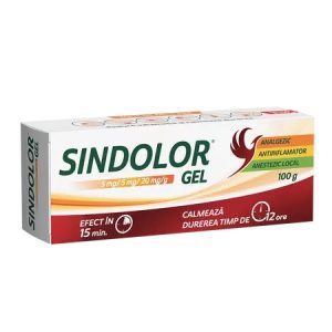 Sindolor gel 5/5/20mg/g, 100g, Fiterman