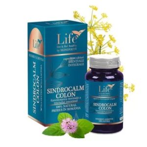 Sindrocalm Colon Capsule cu Uleiuri Esentiale Integrale 30 capsule Bionovativ Life