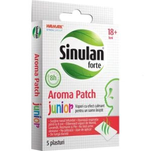 Sinulan Forte Aroma Patch Junior 18lunii+, 5 plasturi, Walmark