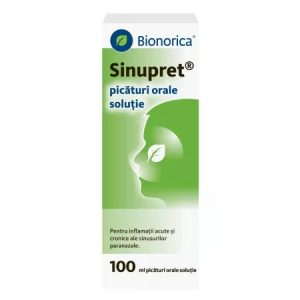 Sinupret picaturi orale solutie, 100ml, Bionorica