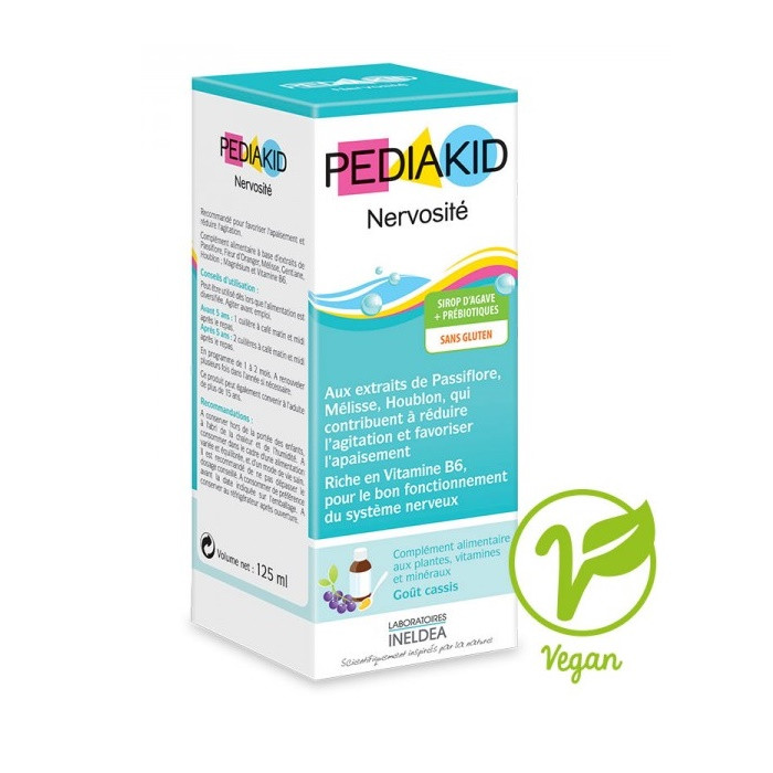 Sirop coacaze negre nervozitatea la copii Nervosite, 125 ml, Pediakid