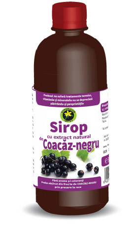 Sirop coacaze negru x 500ml (Hypericum)