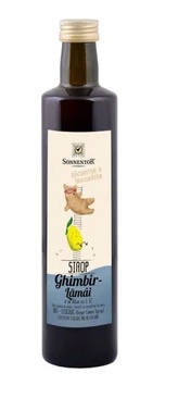 Sirop Eco Ghimbir si Lamaie fara zahar Eco x 500ml (Sonnentor)