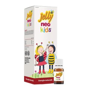 Sirop Jelly pentru crestere cu laptisor de matca si spirulina, 10ml, 14 fiole, Neo Kids