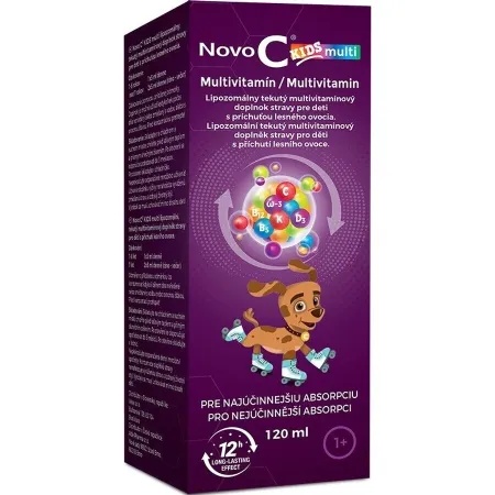 Sirop multivitamine pentru copii Novo C Kids Multi, 120 ml, ND Medhealth