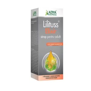 Sirop pentru adulti Lilituss Elixir, 200ml, Adya Green Pharma