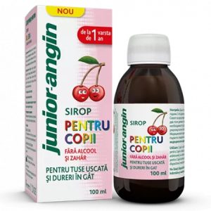 Sirop pentru copii Junior Angin, 100ml, Klosterfrau