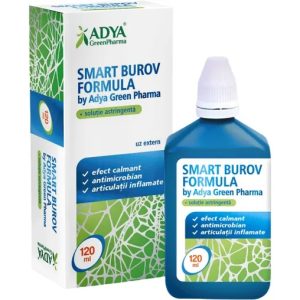Smart Burov Formula Solutie astringenta, 120ml, Adya Green Pharma