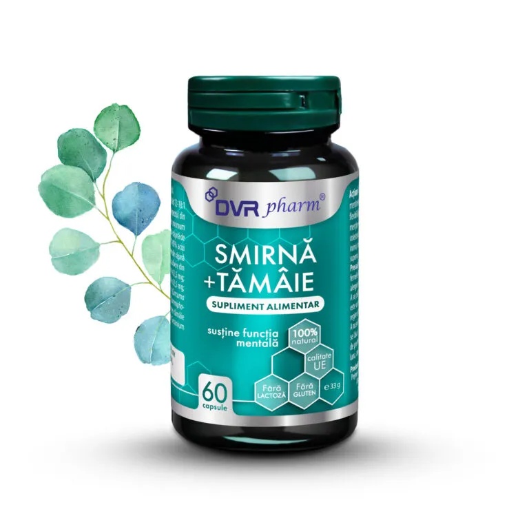 Smirna si tamaie, 60 capsule, DVR Pharm
