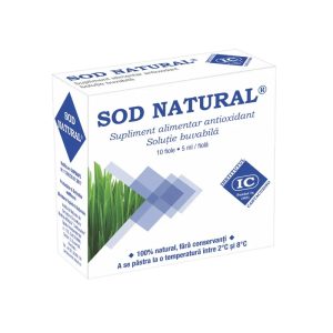 SOD natural, solutie orala 5ml, 10 fiole buvabile, Institutul Cantacuzino