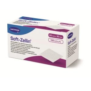 Soft-Zelin Tampoane alcool, 100 bucăți, Hartmann