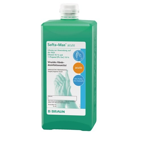Softaman acute dezinfectant mainix 1000ml Braun