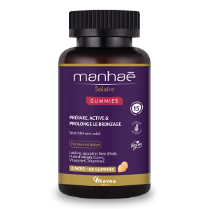 Solaire Gummies, 60 jeleuri gumate, Manhae