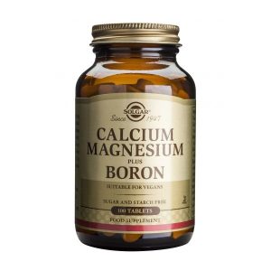 SOLGAR Calcium, Magnesium + Boron x 100tb