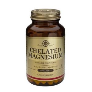 SOLGAR Chelated Magnesium x 100cpr
