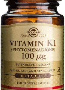 Vitamina K1 100 mcg, 100 tablete, Solgar