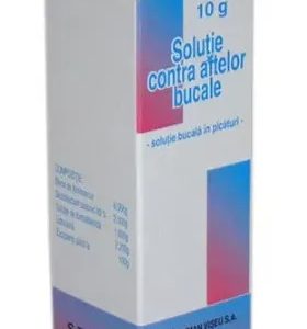 Solutie contra aftelor bucale, 10 ml, Meduman Viseu