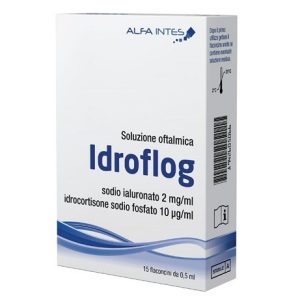 Solutie oftalmica Idroflog, 15 x 0,5 ml, Alfa Intes