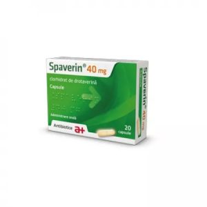 Spaverin 40mg, 20 capsule, Antibiotice SA