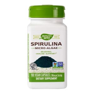 Spirulina micro-algae, 100cps, Nature's Way