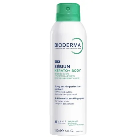 Spray Calmant Anti-Imperfectiuni pentru Corp Sebium Kerato+ Body, 150 ml – Bioderma