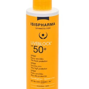 Spray cu protectie solara Uveblock SPF 50+, 200 ml, Isis Pharma
