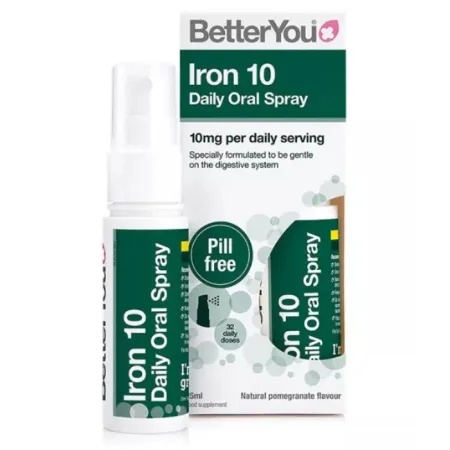 Spray oral cu Fier, 10 mg, 25 ml, BetterYou