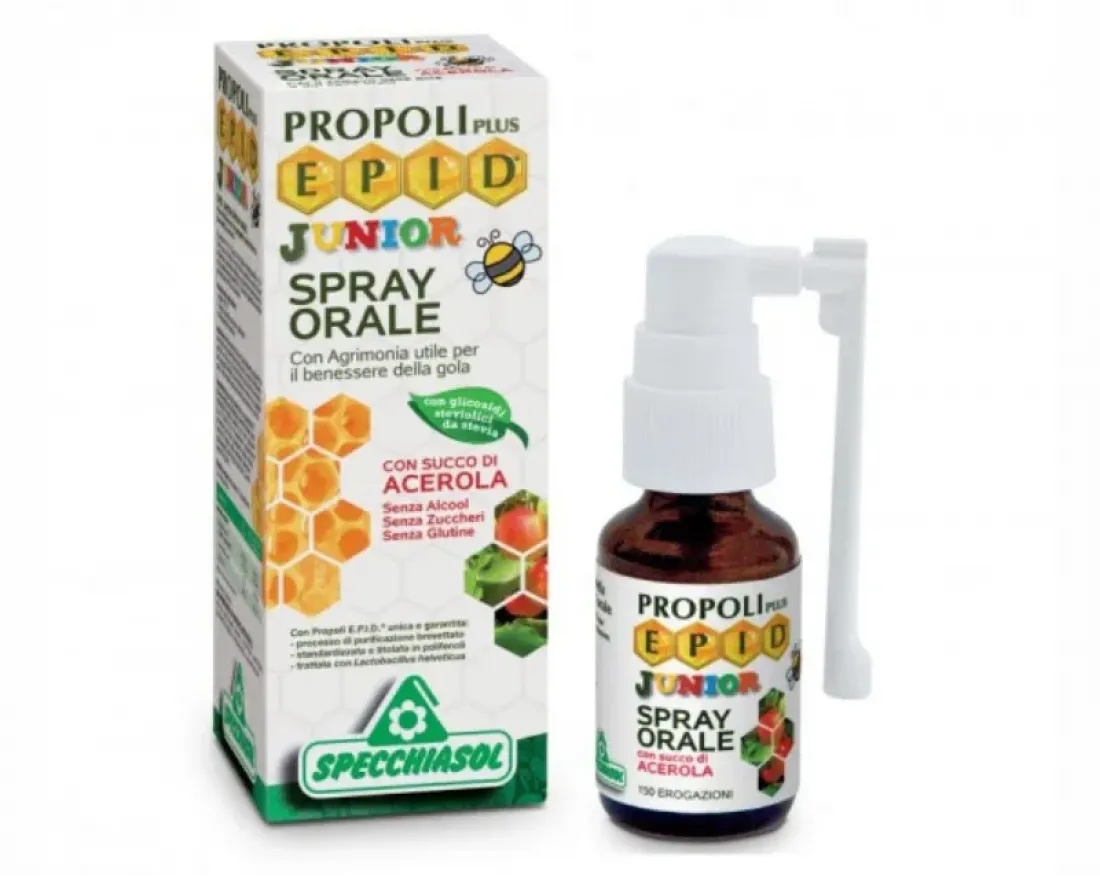 Spray oral cu suc de Acerola Propoli Plus Epid Junior, 15 ml