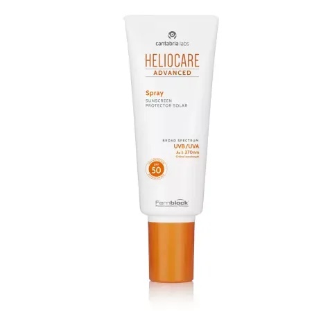Spray pentru corp cu protectie solara SPF50 Advanced Heliocare, 200ml, Cantabria Lab