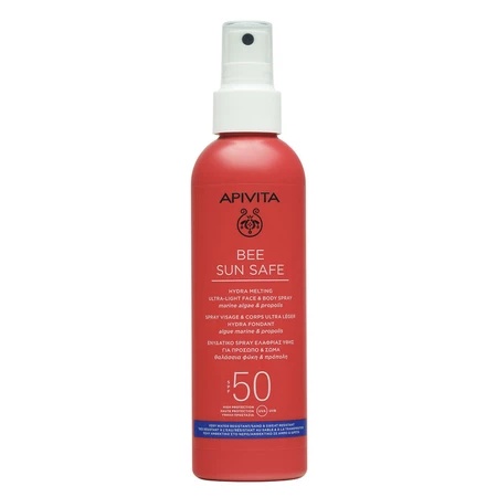 Spray protectie solara fata si corp SPF50, 200 ml, Bee Sun Safe, Apivita