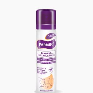 Spray repelent impotriva tantarilor si capuselor, Farmec, 75 ml