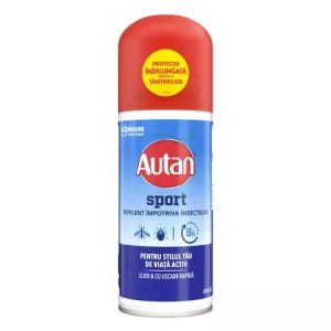 Spray Repelent Sport impotriva insectelor, 100ml, Autan
