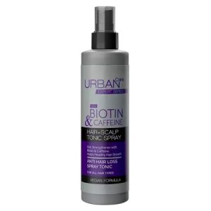 Spray tonic pentru par si scalp cu biotina si cofeina, 200ml, Urban Care