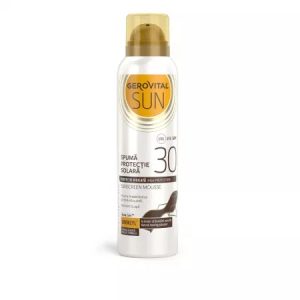 Spuma cu protectie solara SPF30, 150ml, 4645, Gerovital Sun