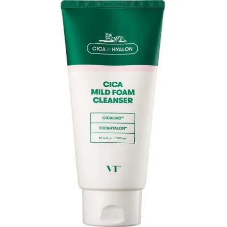 Spuma de curatare blanda Cica Mild, 300 ml, VT Cosmetics