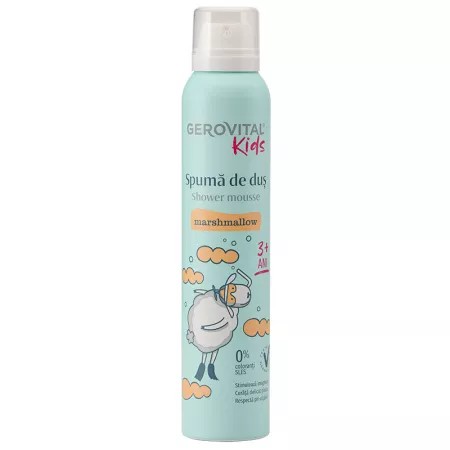 Spuma de dus Marshmallow, 200 ml, Gerovital Kids