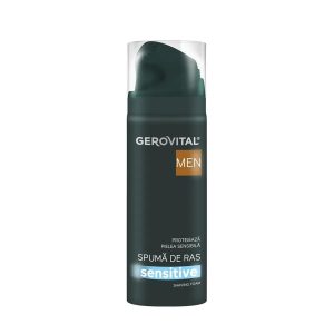 Spuma de ras Sensitive Men, 3774, 200ml, Gerovital
