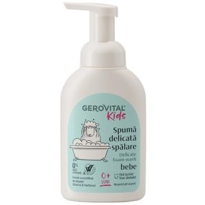 Spuma delicata pentru spalare bebelusi, 300ml, 7530, Gerovital Kids