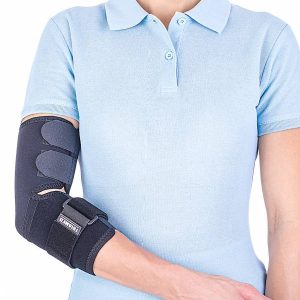 SRT216 Elbi Premium Plus – Orteza de cot pentru epicondilita, Marimea 2 : 23–26 cm, Triamed