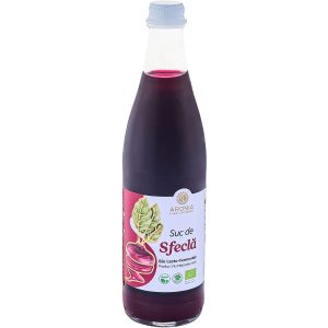 Suc bio de sfecla lacto-fermentat – produs viu nepasteurizat, 500ml, Aronia Charlottenburg