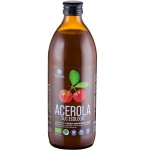 Suc de acerola 100% natural eco, 500ml, Aronia Charlottenburg