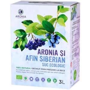 Suc de aronia si afin siberian eco, 3l, Aronia Charlottenburg