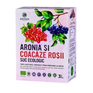 Suc de Aronia si coacaze rosii Eco, 3l, Aronia Charlottenburg