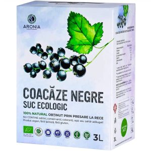 Suc de coacaze negre eco, 3l, Aronia Charlottenburg